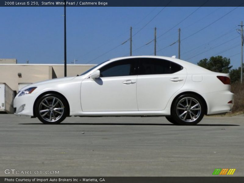 Starfire White Pearl / Cashmere Beige 2008 Lexus IS 250