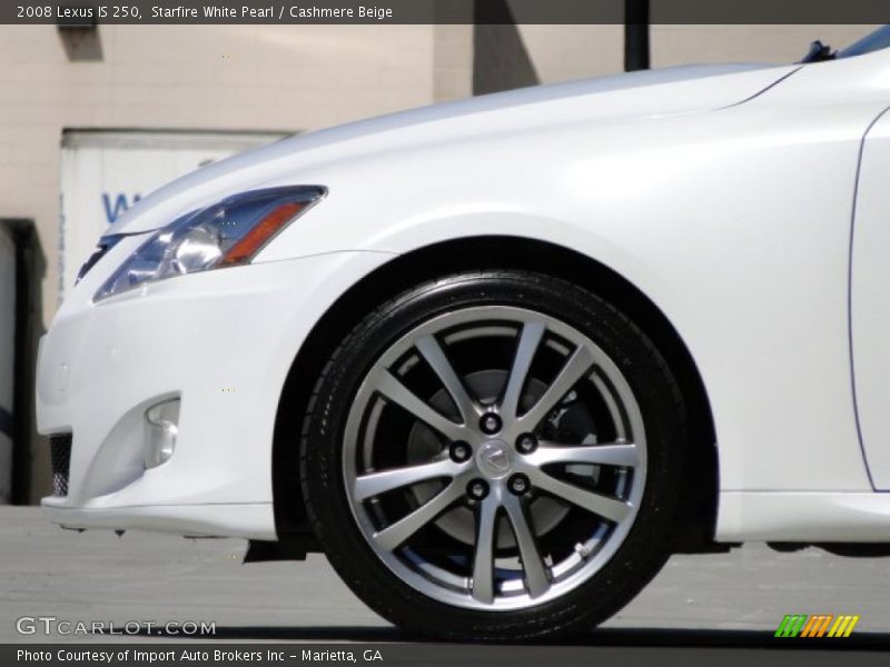 Starfire White Pearl / Cashmere Beige 2008 Lexus IS 250