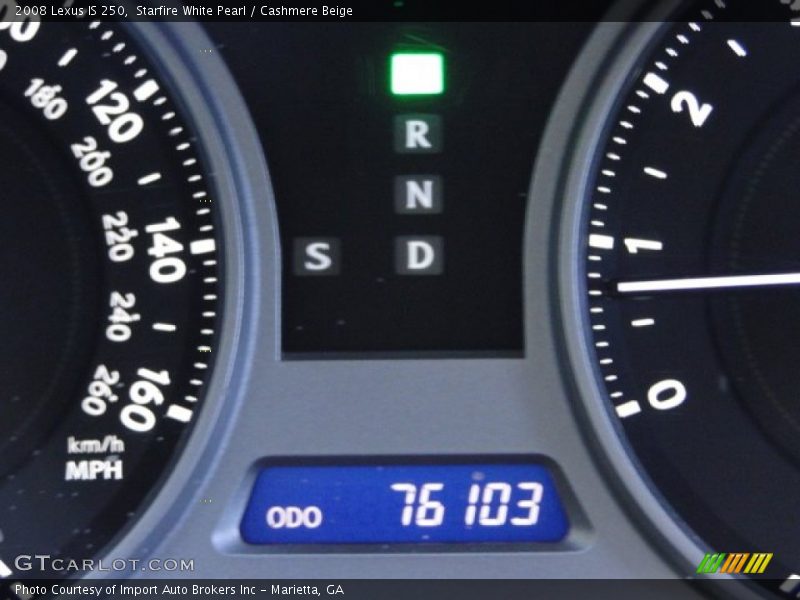 Starfire White Pearl / Cashmere Beige 2008 Lexus IS 250