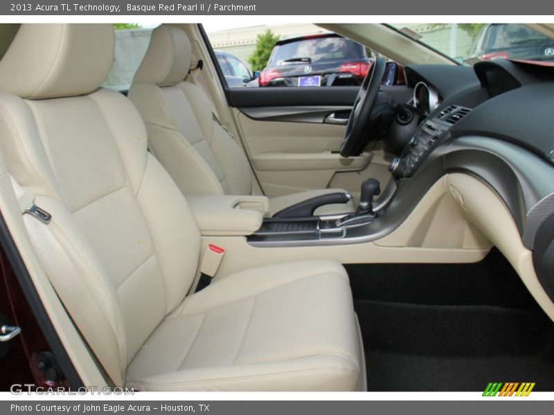 Basque Red Pearl II / Parchment 2013 Acura TL Technology