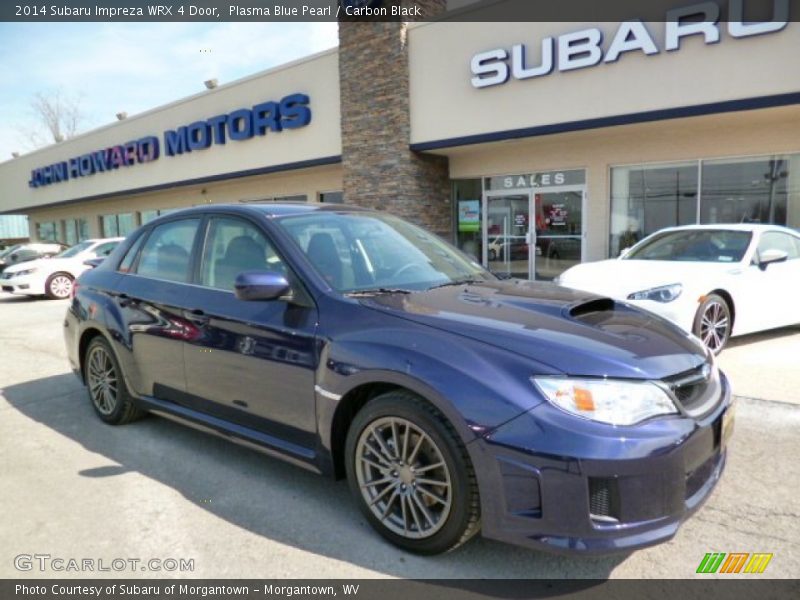 Plasma Blue Pearl / Carbon Black 2014 Subaru Impreza WRX 4 Door