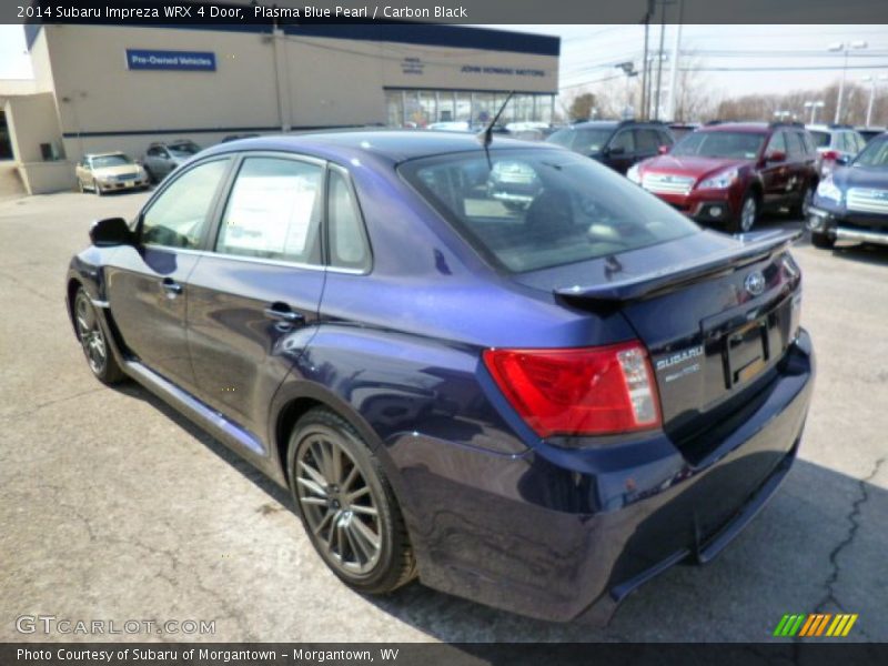 Plasma Blue Pearl / Carbon Black 2014 Subaru Impreza WRX 4 Door