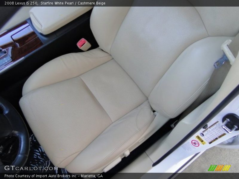 Starfire White Pearl / Cashmere Beige 2008 Lexus IS 250