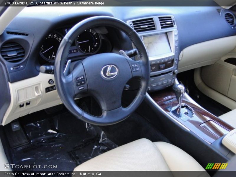 Starfire White Pearl / Cashmere Beige 2008 Lexus IS 250