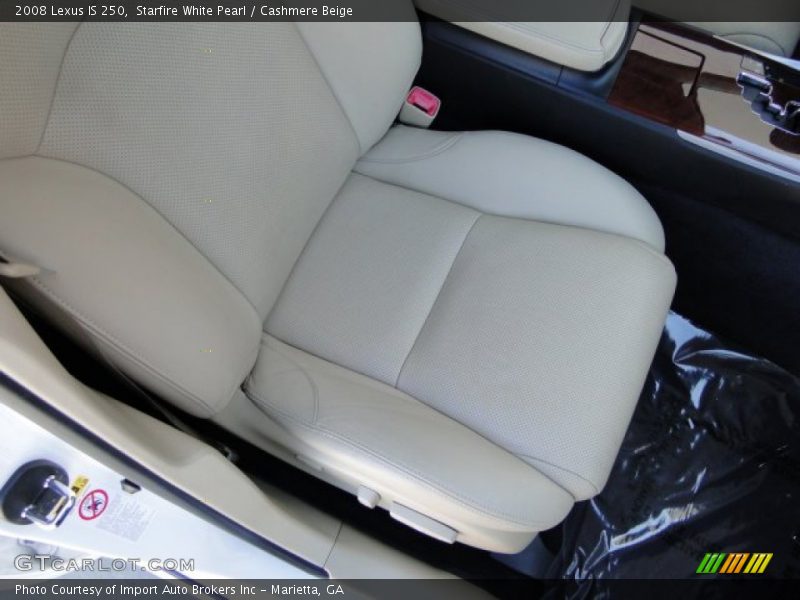 Starfire White Pearl / Cashmere Beige 2008 Lexus IS 250