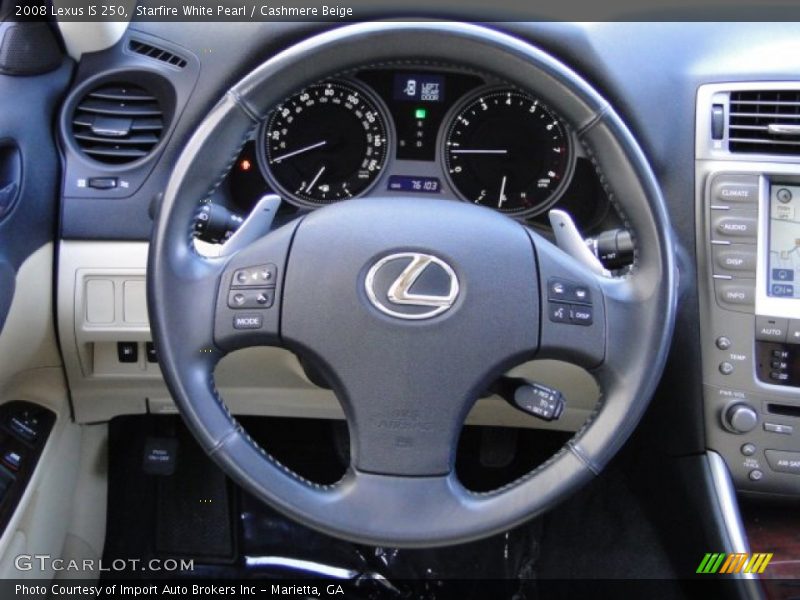Starfire White Pearl / Cashmere Beige 2008 Lexus IS 250