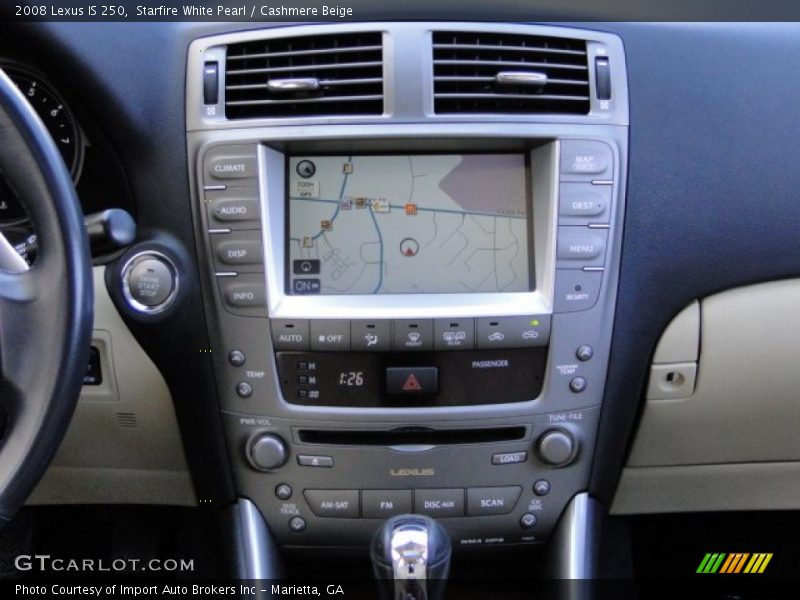 Starfire White Pearl / Cashmere Beige 2008 Lexus IS 250