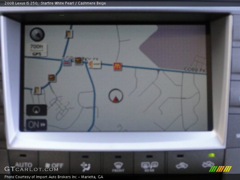 Starfire White Pearl / Cashmere Beige 2008 Lexus IS 250