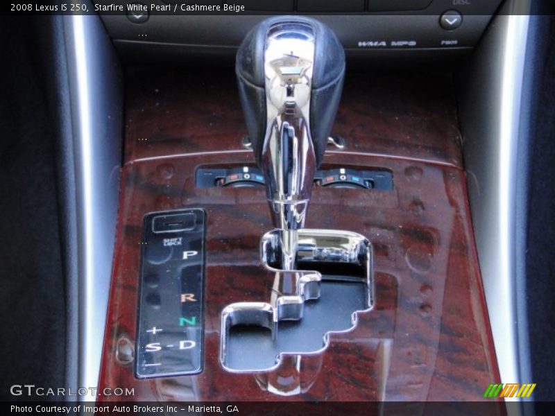 Starfire White Pearl / Cashmere Beige 2008 Lexus IS 250