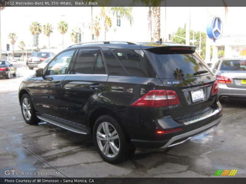 Black / Black 2012 Mercedes-Benz ML 350 4Matic