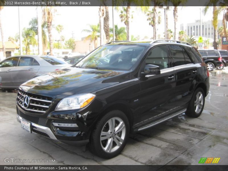 Black / Black 2012 Mercedes-Benz ML 350 4Matic