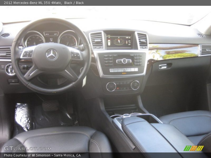 Black / Black 2012 Mercedes-Benz ML 350 4Matic