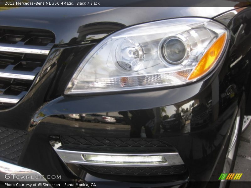 Black / Black 2012 Mercedes-Benz ML 350 4Matic