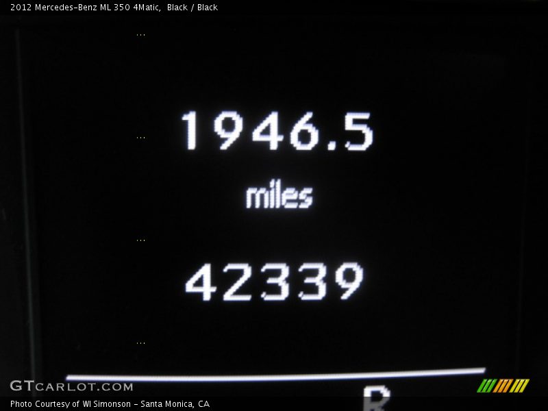 Black / Black 2012 Mercedes-Benz ML 350 4Matic