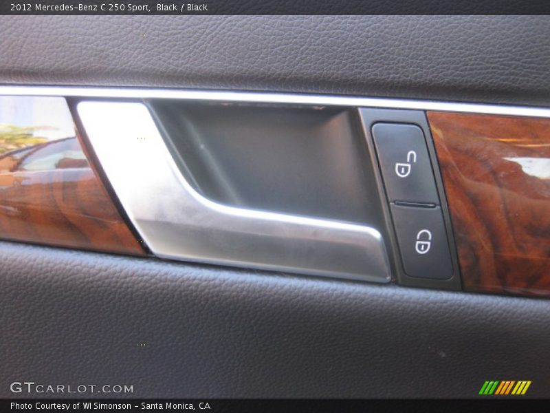 Black / Black 2012 Mercedes-Benz C 250 Sport