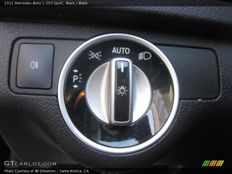 Black / Black 2012 Mercedes-Benz C 250 Sport