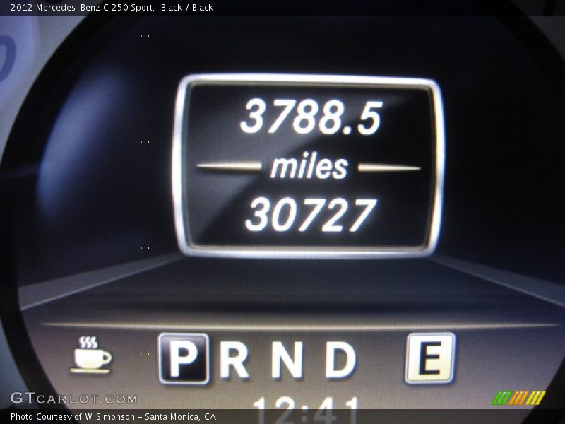 Black / Black 2012 Mercedes-Benz C 250 Sport