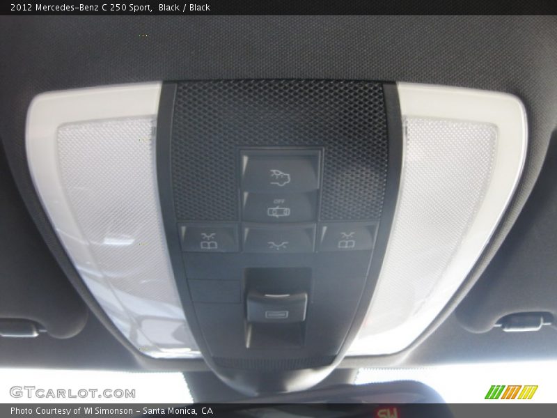 Black / Black 2012 Mercedes-Benz C 250 Sport