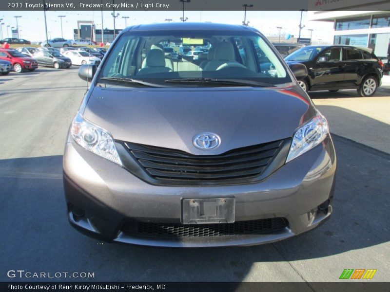 Predawn Gray Mica / Light Gray 2011 Toyota Sienna V6