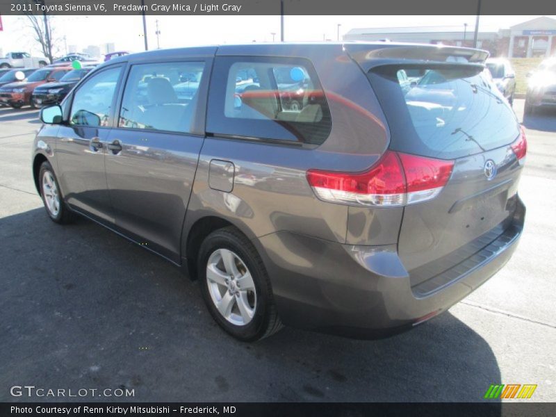 Predawn Gray Mica / Light Gray 2011 Toyota Sienna V6