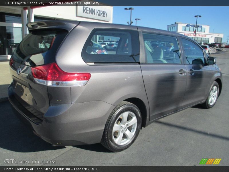Predawn Gray Mica / Light Gray 2011 Toyota Sienna V6