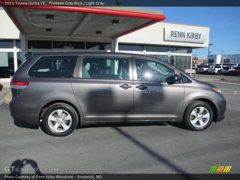 Predawn Gray Mica / Light Gray 2011 Toyota Sienna V6
