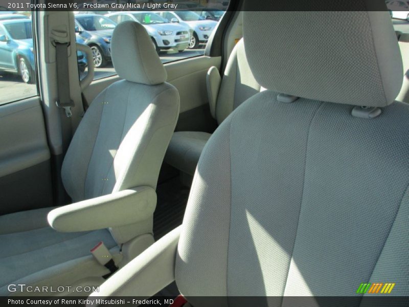 Predawn Gray Mica / Light Gray 2011 Toyota Sienna V6