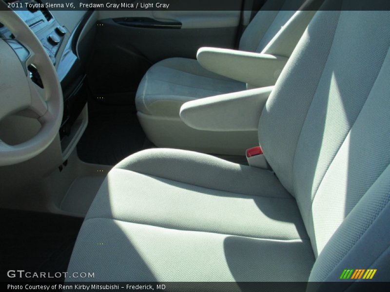 Predawn Gray Mica / Light Gray 2011 Toyota Sienna V6