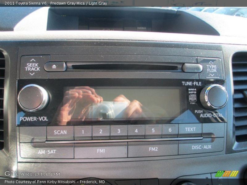 Predawn Gray Mica / Light Gray 2011 Toyota Sienna V6