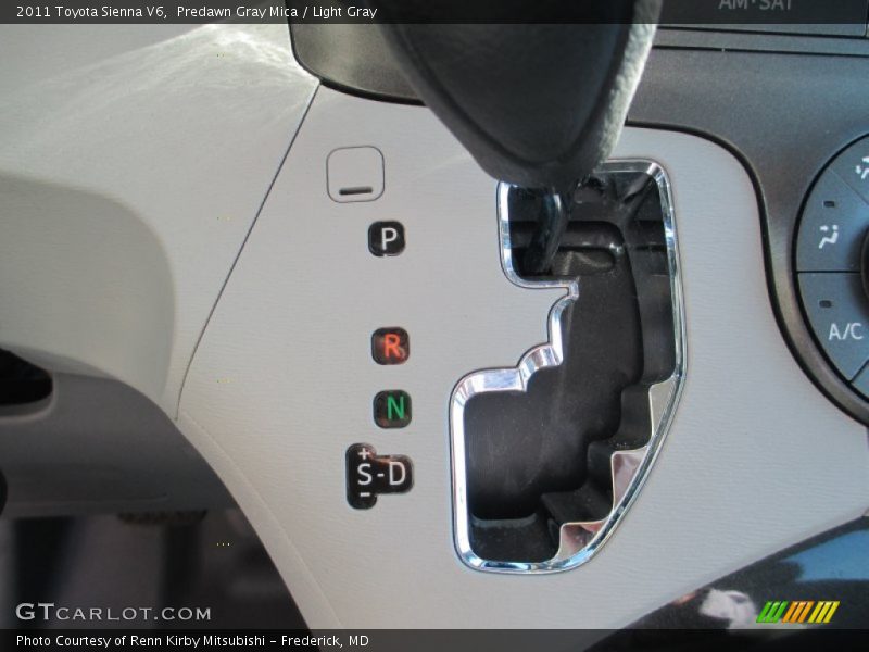 Predawn Gray Mica / Light Gray 2011 Toyota Sienna V6