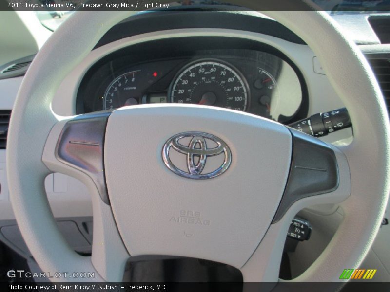 Predawn Gray Mica / Light Gray 2011 Toyota Sienna V6