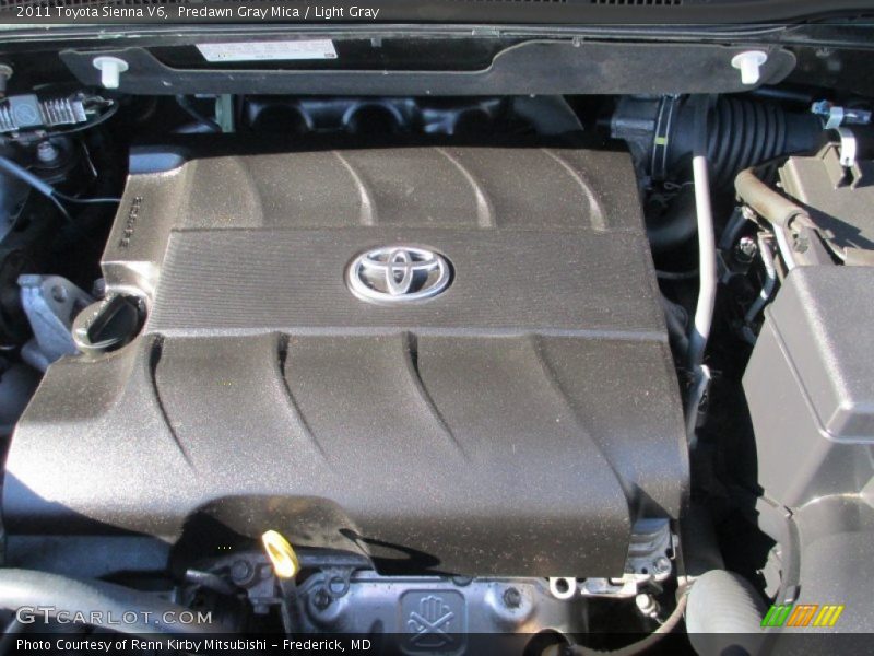 Predawn Gray Mica / Light Gray 2011 Toyota Sienna V6
