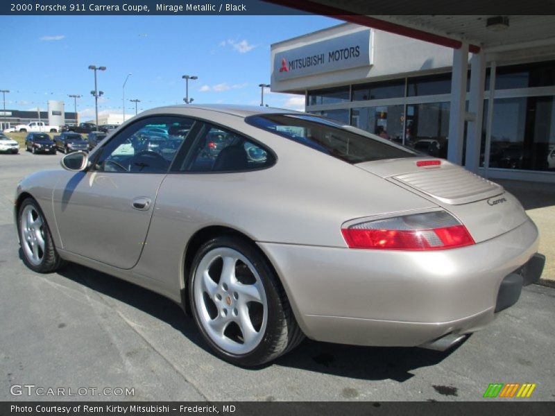 Mirage Metallic / Black 2000 Porsche 911 Carrera Coupe