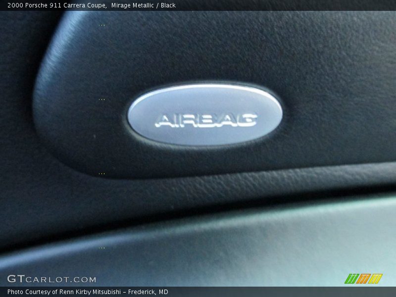 Mirage Metallic / Black 2000 Porsche 911 Carrera Coupe