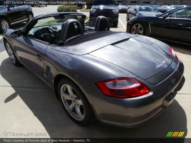 Meteor Grey Metallic / Sand Beige 2007 Porsche Boxster S