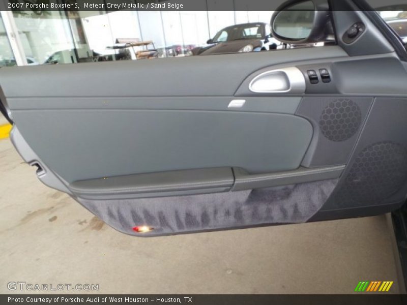 Meteor Grey Metallic / Sand Beige 2007 Porsche Boxster S