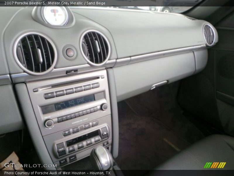 Meteor Grey Metallic / Sand Beige 2007 Porsche Boxster S
