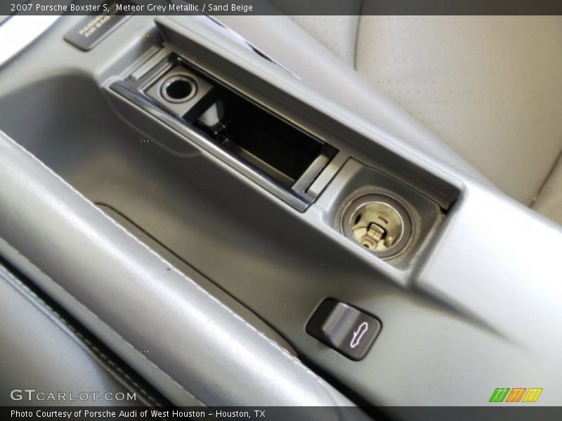 Meteor Grey Metallic / Sand Beige 2007 Porsche Boxster S