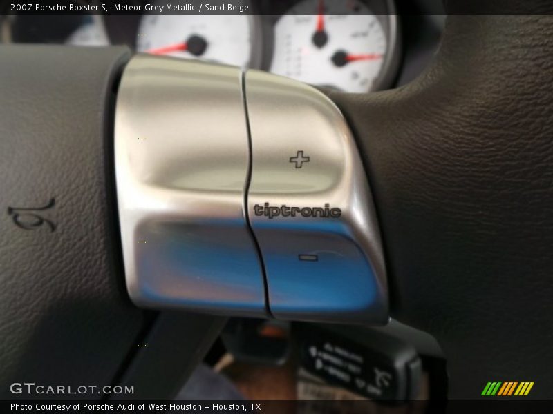 Meteor Grey Metallic / Sand Beige 2007 Porsche Boxster S
