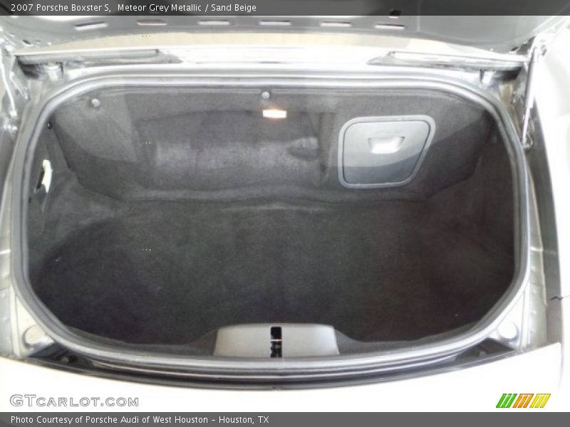 Meteor Grey Metallic / Sand Beige 2007 Porsche Boxster S