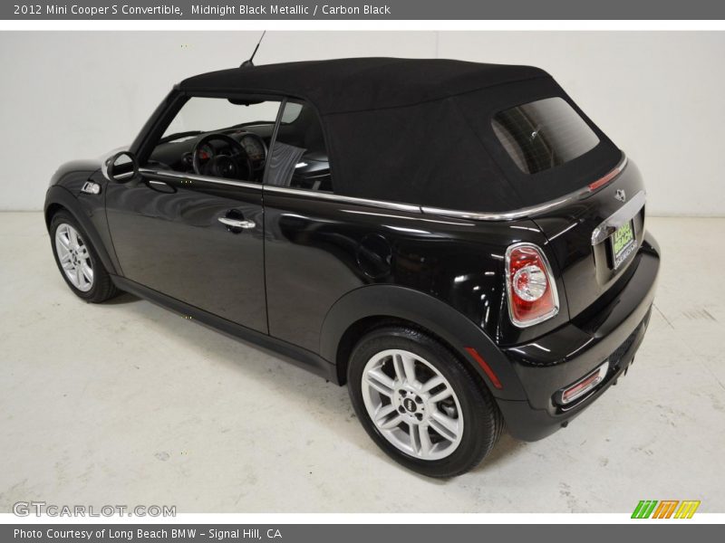 Midnight Black Metallic / Carbon Black 2012 Mini Cooper S Convertible