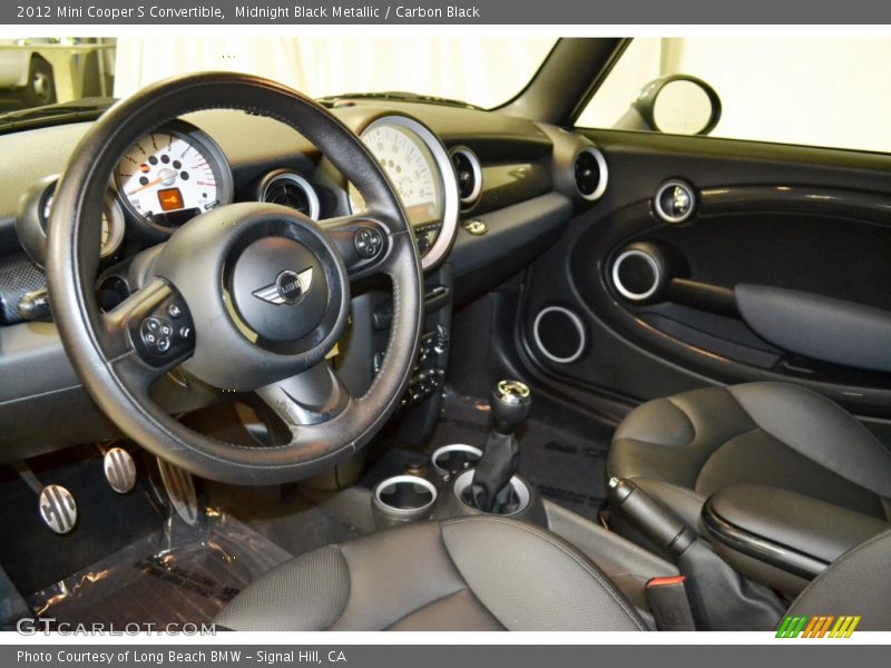Midnight Black Metallic / Carbon Black 2012 Mini Cooper S Convertible