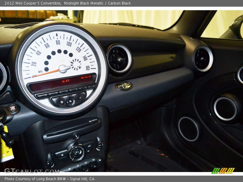 Midnight Black Metallic / Carbon Black 2012 Mini Cooper S Convertible