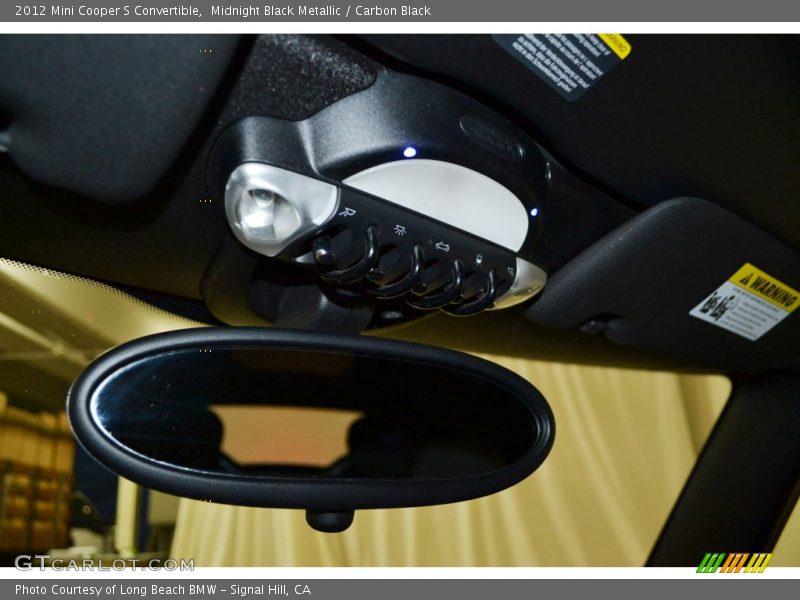 Midnight Black Metallic / Carbon Black 2012 Mini Cooper S Convertible