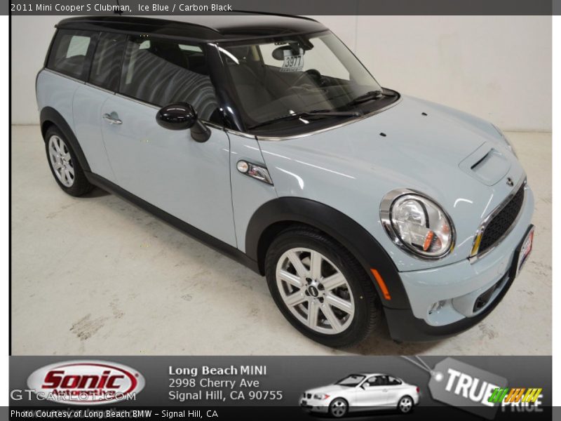 Ice Blue / Carbon Black 2011 Mini Cooper S Clubman