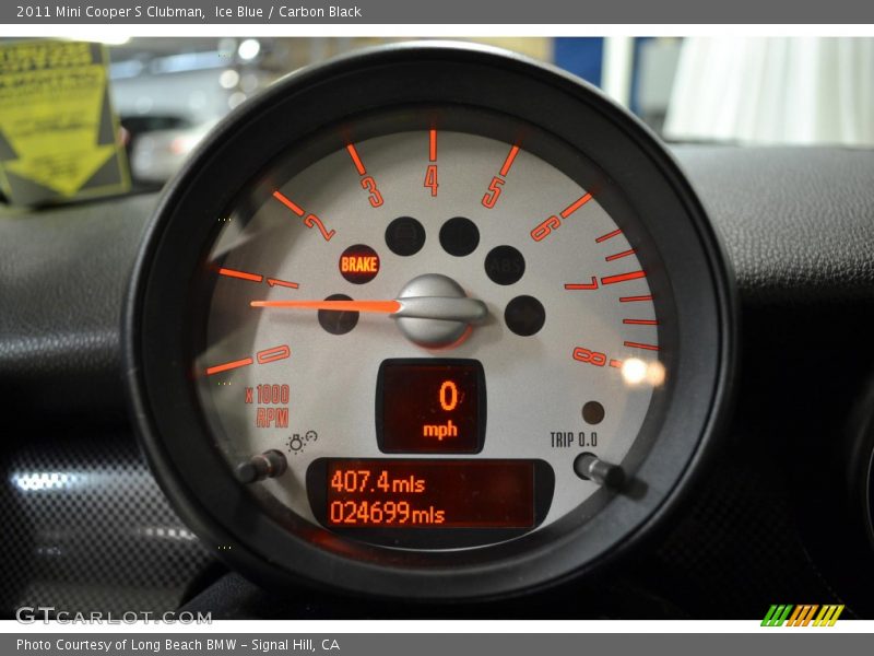 Ice Blue / Carbon Black 2011 Mini Cooper S Clubman