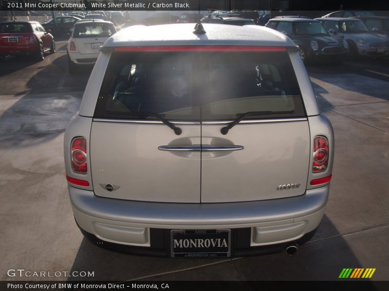 White Silver Metallic / Carbon Black 2011 Mini Cooper Clubman