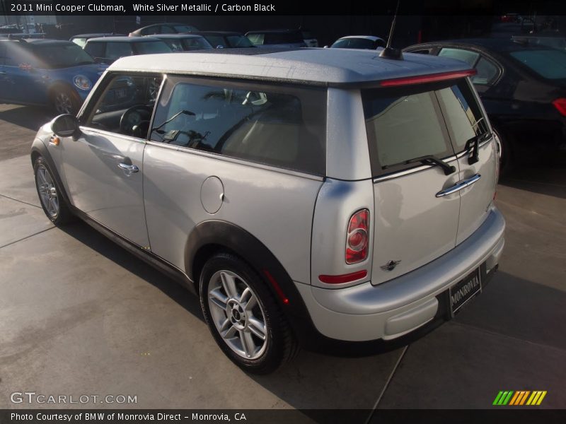 White Silver Metallic / Carbon Black 2011 Mini Cooper Clubman