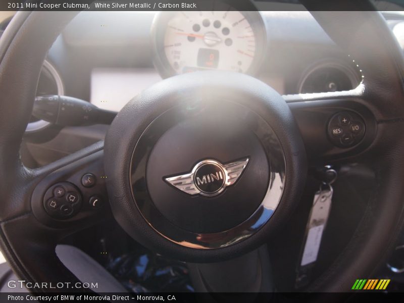White Silver Metallic / Carbon Black 2011 Mini Cooper Clubman