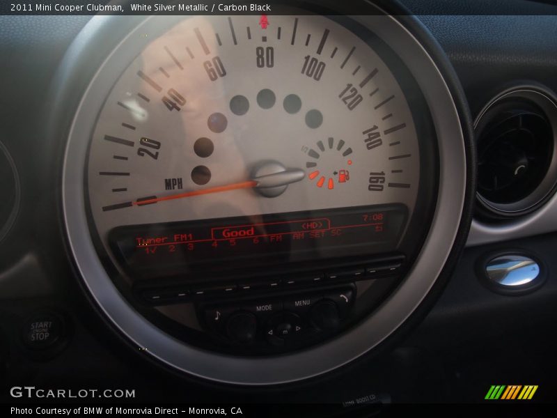 White Silver Metallic / Carbon Black 2011 Mini Cooper Clubman